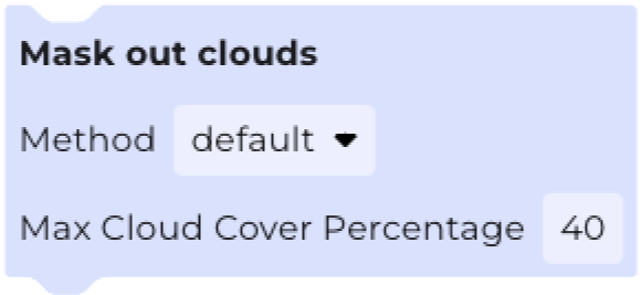 mask out clouds