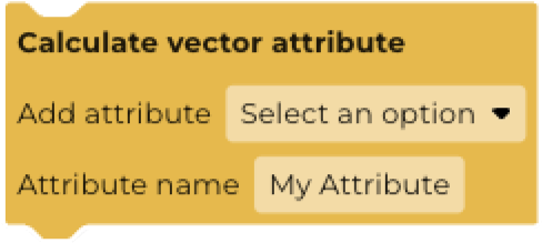 Calculate vector attribute