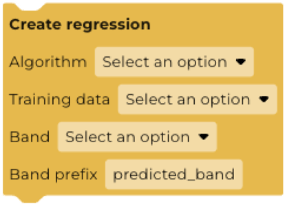 Create regression