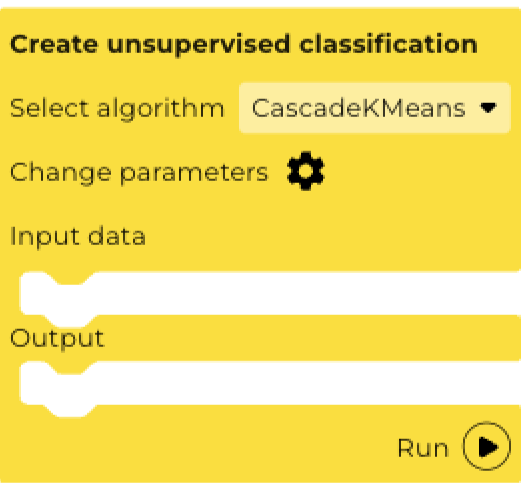 Create unsupervised classification