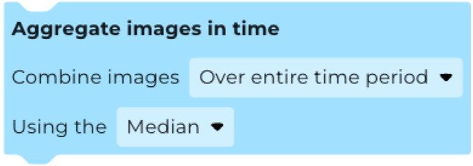 Aggegrate images in time