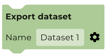 Export dataset 1