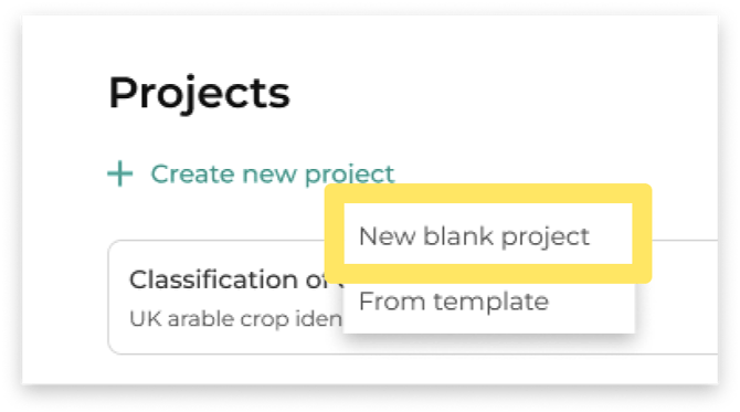 create project 0